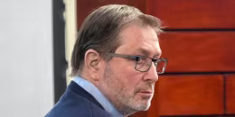 Paul Caneiro during his trial before State Superior Court Judge Marc C. Lemieux on Friday, Feb., 6, 2026, at the Monmouth County Courthouse in Freehold, NJ.