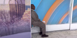 Al Roker Wall Sit Exercise