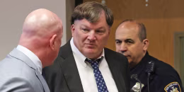 Rex Heuermann with his attorney in court on April 8, 2026.