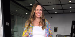 Hilary Swank is speaking out about being criticized for being pregnant at age 52.