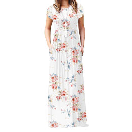We tried this short-sleeve maxi dress — here's what we think