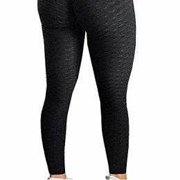 High Waist Butt Lifting Yoga Leggings with Tummy Control and  Moisture-Wicking Fabric
