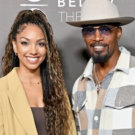 Corinne Foxx and Jamie Foxx at the Los Angeles Screening of "Below The Belt" on October 01, 2022 in Los Angeles, CA.