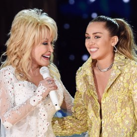 Dolly Parton and Miley Cyrus 