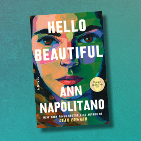 Oprah and book cover of Hello Beautiful