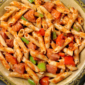 Penne Pasta with Sausage and Peppers