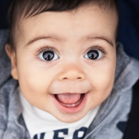 Photo taken in Lerici, Italy. Close-Up Portrait Of Cute Baby Boy
