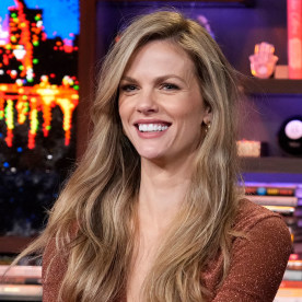 Brooklyn Decker on "Watch What Happens Live With Andy Cohen" on April 20, 2022.