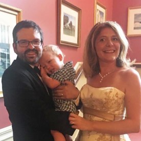 Liz Brown and her husband.