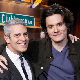 Andy Cohen and John Mayer on "Watch What Happens Live With Andy Cohen."