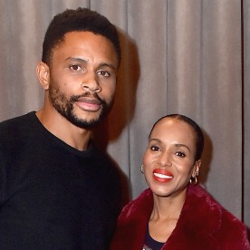 Nnamdi Asomugha and Kerry Washington