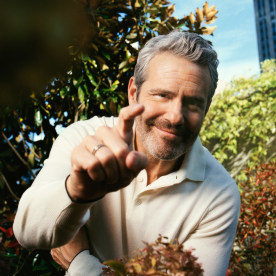 Andy Cohen photographed at 30 Rockefeller Plaza on October 25, 2023