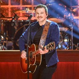 Morgan Wallen performs during the CMA Awards