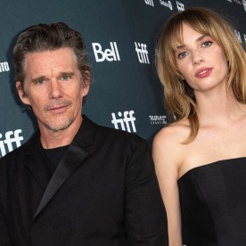 Ethan Hawke and his daughter Maya Hawke 