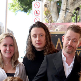 Macaulay Culkin honored with star on Hollywood Walk Of Fame.