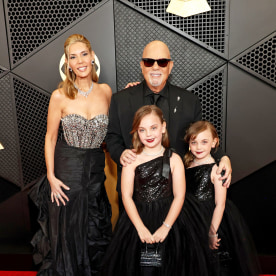 Joel joined by Roderick and their kids at the 2024 Grammy Awards.