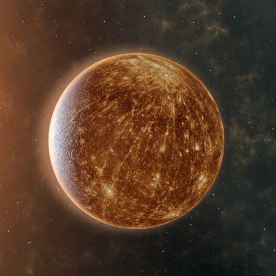 3D depiction of Mercury western and eastern elongation.