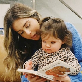 Sara Martinez and her daughter