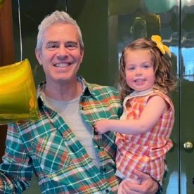 Andy Cohen and his daughter Lucy.