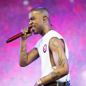 Kid Cudi performs during the second weekend of the 2024 Coachella Valley Music And Arts Festival.