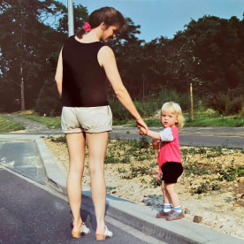 Walking with mother