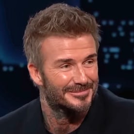 David Beckham on Jimmy Kimmel Live / Tom Brady during his roast.