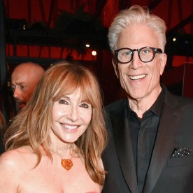 Mary Steenburgen and Ted Danson at 2024 Vanity Fair Oscar party.