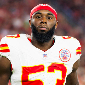 BJ Thompson of the Kansas City Chiefs in 2023 preseason game.