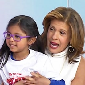 Hoda and daughter Haley on the show.