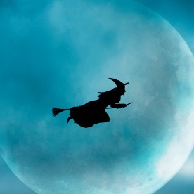 Flying Halloween Witch 