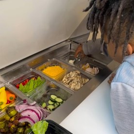 Professional home salad bar