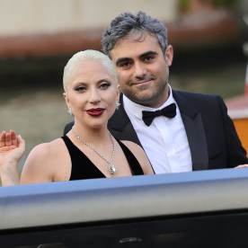 Lady Gaga and Michael Polansky at Hotel Excelsior during the 81st Venice International Film Festival on Sept. 4, 2024.