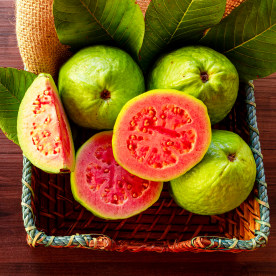 Fresh guavas 