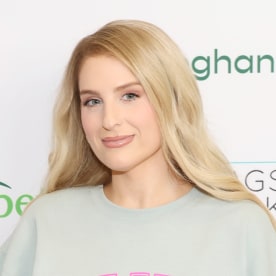 Meghan Trainor at Wags and Walks Rescue in LA.