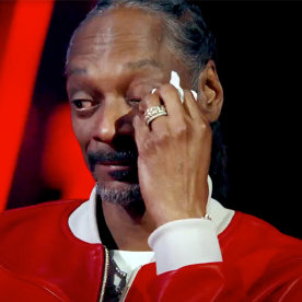 Snoop cries on The Voice