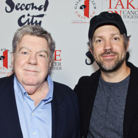  George Wendt and Jason Sudeikis attend "I Can't Believe They Wendt There: The Roast Of George Wendt" on September 9, 2017 in Chicago, Illinois. 