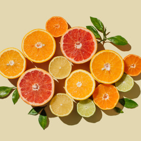 Assortment of citrus.