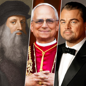 Leonardo da Vinci/Pope Leo XIV/Leonardo DiCaprio 