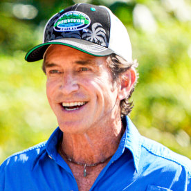 Jeff Probst on "Survivor."