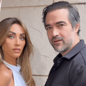 Anahi and Alfonso "Poncho" Herrera in 2008 and now.