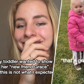 A toddler's gravesite visit sparked a friendship between two moms. 