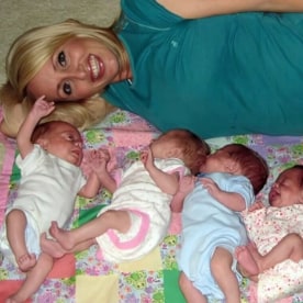 The McClendon sextuplets as babies 