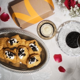 McDonald's is offering its McNugget Caviar free for Valentine's Day.