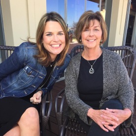 Savannah Guthrie with her mom Nancy Guthrie