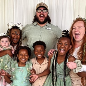 The Moffitt family opened their home to a 5 siblings in foster care.