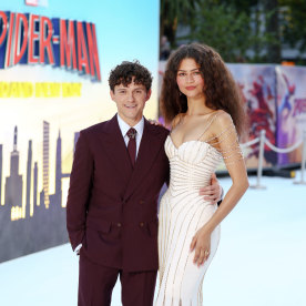 Tom Holland and Zendaya attend the Spider-Man: Brand New Day UK premiere in Odeon Luxe Leicester Square.