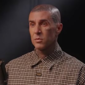 Travis Barker getting emotional discussing the final words his mom told him before her death.