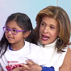 Hoda and daughter Haley on the show.