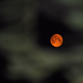 Moon Rises Over Kathmandu After Lunar Eclipse Yesterday