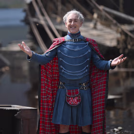 Alan Cumming on "The Traitors: New Blood."
